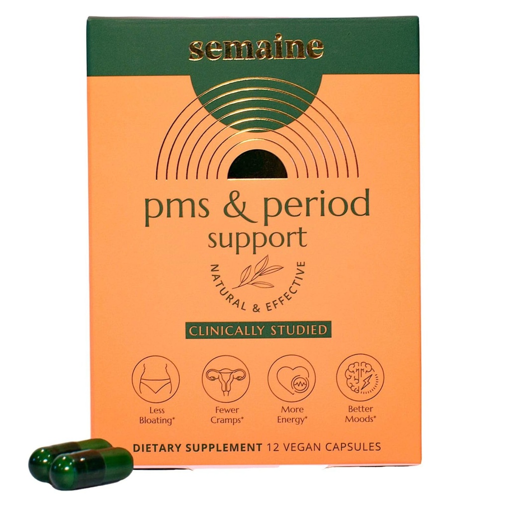 PMS & Period Relief - Menstrual Cramp Relief: No More Period Cramps, Mood Swings lub Bloating. Suplement PMS dla szczęśliwych hormonów i ulgi. (12)