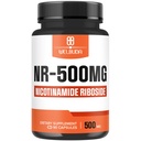 NAD + Suplement z Nikotynamidem Ribozyd 500mg - Energia i naprawa komórkowa, Zdrowe Starzenie, Wellness - 90 Kapsułki - 3 Miesiąc Dostawy