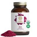 PURE SYNERGY organiczny sok z buraków w proszku 124; suplement do ćwiczeń 124; Organiczny sok z buraków korzeniowych w proszku 124; do zdrowego cyrkulacji, ćwiczeń i detoksykacji (6.4 oz.)