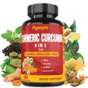 Kukurydza kurkuminowa - z Ashwagandha, Boswellia, Triphala, Ginger, Święty Basil, Moringa i Black Pepper - 150 Pigułki 5 Miesiąc dostaw