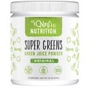 Super Zielony Proszek Organiczny Mieszanka: Nie-GMO Suplement, Zawiera Spirulina, Alfalfa, Szpinak, Probiotyki, Fiber i Enzymy Digestive, Brak sztucznych słodzików, 30 Służenia