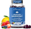 Urynary Harmony D Mannose Gummies for Urnary Tract Health - D- Mannose & Hibiscus Cleanse, Flush & Protect the Urnary System - Pothent Formula, Drug Free - 60 Berry Lemon Flavor Gummies, 20 Day Supply