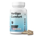 Vertigo Relief Supplement 1750mg, 90 Kapsułki - Naturalne wsparcie choroby ruchowej, Zawroty głowy, szumy uszne, Migreny, Równowaga ucha wewnętrznego (Opakowanie 1)
