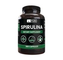 Pure Original Składniki Spirulina (365 Kapsułki) No Magnezu lub wypełniacze ryżu, Zawsze Czysty, Laboratorium zweryfikowane