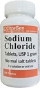 Tabletki chlorku sodu 1 gm, tabletki soli zwyczajnej USP - 300 tabletek (1 opakowanie po 300 tabletek) przez CitraGen Pharmaceuticals, Inc.