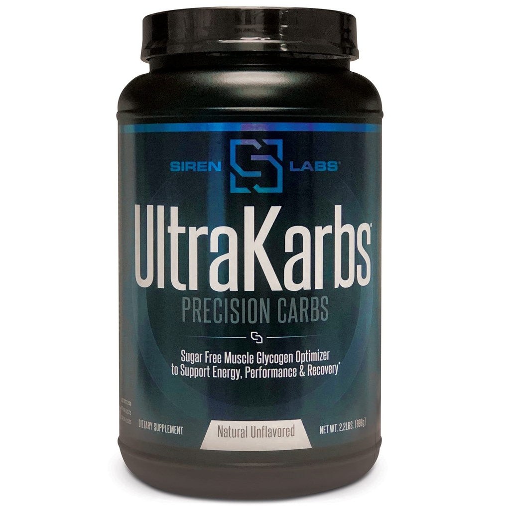 Siren Labs Ultra Karbs Mass Gainer Post Workout Muscle Builder Zdrowy Carb Ładunek - Węglowodany Mieszanka z KarboLyn - Więcej energii, szybszy odzysk - Waga Gainer dla mężczyzn (40 Służenie)