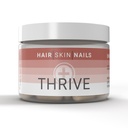 Le- Vel Thrive, Premium Collagen z Biotinem 3500mcg, Witamina C, Cynk i Turmeric - Włosy, Skóra, paznokcie, Łączniki - Zhydrolizowane Kolagen Morski, Ashwagandha, Keratyna, Organic Kelp 60 Kapsułki