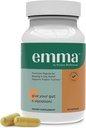 Emma Gut Health - Relief gazowy i dmuchany, Zaparcia, Leaky Gut Repair - Gut Cleanse & Restore Trawienie - Regulate Bowel Movel. Probiotyki i alternatywa laksyfikacyjna, 60 kapsułek