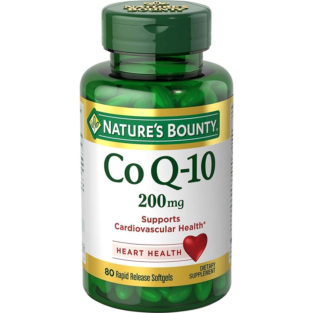 Nature 's Bounty Co Q- 10 Dodatkowa siła 200 mg Softgels 80 ea (Opakowanie po 3)