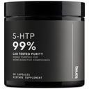 Toniiq Ultra wysoka wytrzymałość kapsułki 5HTP - 99% + Wysoko oczyszczony i biodostępny - 12: 1 koncentrat ekstrakt - 200mg - 90 kapsułek wegetariańskich