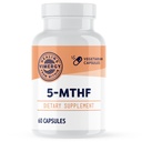 Vimergy 5 - MTHF kapsułki - 60 Podawanie (1 Kapsułka / Podawanie) 8500mcg L- Metylofolat Glukozamina i 500 mcg suplement witaminy B12 - Biodostępny suplement foliowy dla kobiet i mężczyzn Vegan 5 mthf (60 ct)