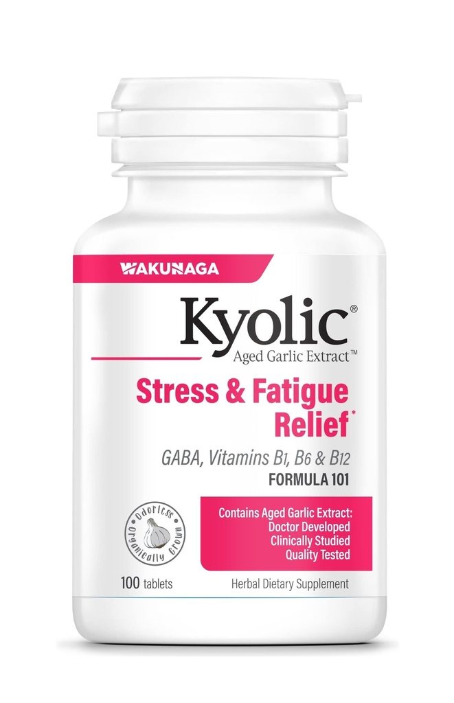 Kyolic Aged Garlic Extract Formula 101, 100 Capsules (50 Tablets)