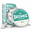 Deckiez Energy Pouches, 5 Puszek (100 Puszek), Sugar Free Caepture Supplement, Coffee Pouches & Energy Drink Alternative, 50mg Caeple Pouches, Wintergreen Flavor
