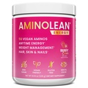 RSP NUTRITION AminoLean Pre Workout, Clean Energy with No Jitters, Tingles or Crash, Vegan Friendly with Added Biotin for Hair, Skin, Nails, Berry Elixir, 30 Servings