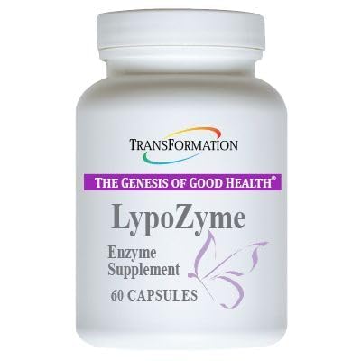 TRANSFORMACJA GENEZJI DOBREGO ZDROWIA Suplement enzymatyczny lipozymu, Advance Lipase Enzym Mieszanka do zdrowej trawienia i odżywiania Wchłanianie, Non-GMO, 60 Cap
