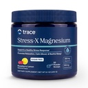Ślady minerałów: 124; Stress- X Magnezu w proszku: 124; Stress Relief, Regularność, Relax, Sen, Energia, Relaxes mięśnie, Funkcje komórkowe: 124; Non- GMO, Gluten Free, i Certified Vegan 124; Malina Lemon Flavor 124; 8.5 oz