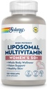 SOLARAY Liposomalna Multiwitamina dla kobiet 50 Plus, Zwiększona absorpcja z żelaza, Witamina D, Witamina C, B12, Biotin & More, Immune Support & Bone Health, Wegan, 60 Służenie, 120 VegCaps
