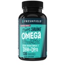 Ocean Saving Omega, Algae Omega 3, Suplement DHA, 4-Miesiące dostaw, zrównoważony zasolony, Najwyższe poziomy DHA na kapsułki (440 mg), w / DPA