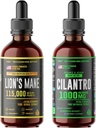 HERBIFY Bundle - Lions Mane Drops & Cilantro Tincture - Detox mózgu i ciała