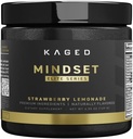 Kaged Nootropic Mindset Elite, Focus and Productivity Supplement, Stimulant Free, Wspomaga Pamięć Robocza, Focus, and Mood *, Truskawka Lemoniada - 30 Służenia