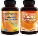 BioEmblem Kurkumina Kurkumina Suplement z BioPerine i witaminy B- Complex