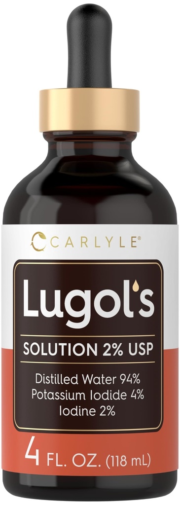 Carlyle Lugols Jod 2 Procent zawartości 124; 4 fl oz (Opakowanie po 1)