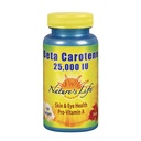 Natura 's Life Beta Karoten 25,000 IU IU 124; Pomaga wspierać zdrową funkcję immunologiczną & Skóra & Eye Health 124; Antyoksydant Dietetyczny Suplement 124; 250 Softgels