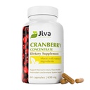 Jiva Botanicals Concentrated Cranberry Supplement - 650 mg Cranberry Powder Extract Pills for Women - Wysoka moc dla normalnego traktu moczowego - 60 kapsułek (opakowanie po 1)
