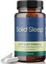 Formuła głębokiego snu, Natural Seep Aid Without Melatonin, Bisglicinate magnezu, L. Theanine, Inositol, Pigułki snu dla dorosłych, 60 Kapsułki wegańskie