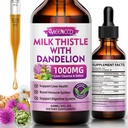 MEINCCD Mleko ciecz krople - mleko ciecz suplement z silimaryny, przeciwutleniacz wsparcia, Wegan, Non-GMO, 2 Fl Oz