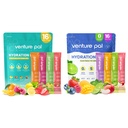 Penture Pal Sugar Free Electrolyte Powder Pakiety - Płynny codzienny IV Drink Mix dla szybkiego nawodnienia & Odzyskiwanie partii 124; 5 Witaminy & 7 Elektrolity 124; Keto Friendly 124; NieGMO 124; Certyfikowany Wegan 124; 16 Sticks