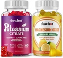Cytrynian potasu Gummie 1000mg, Gummie tlenkowe magnezu 400mg, Suplement dla dorosłych