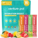Penture Pal Sugar Free Electrolyte Powder Pakiety - Płynny codzienny IV Drink Mix dla szybkiego nawodnienia & Odzyskiwanie partii 124; 5 Witaminy & 7 Elektrolity 124; Keto Friendly 124; NieGMO 124; Certyfikowany Wegan 124; 16 Sticks