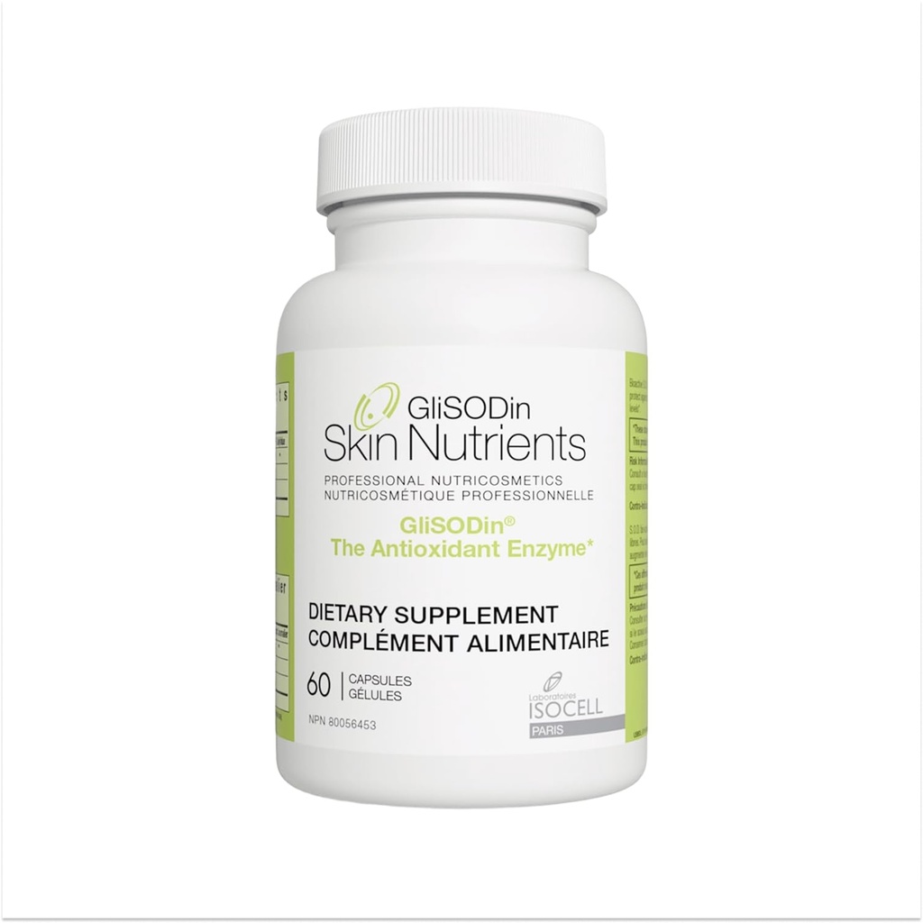 GliSodin Skin Nutrigents Antyoksydant Enzym - Redukuje stres oksydacyjny - 60 Kapsułek - 1 Miesiąc Dostawy