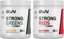 BARE Wydajność NUTRITION BPN Silne Zielone (Ananas Kokosowe) & Czerwone (Truskawkowe) Superfood Bundle