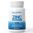 Pikolinian cynku 30 mg [Wysoka Absorpcja] Suplement - Pikolinian cynku do układu immunologicznego 60 Kapsułki