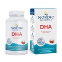 Nordic Naturals DHA, Strawberry - 180 Soft Gels - 830 mg Omega-3 - Wysoka Intensywność DHA Formuła dla wspomagania mózgu i układu nerwowego - Non-GMO - 90 Służenie
