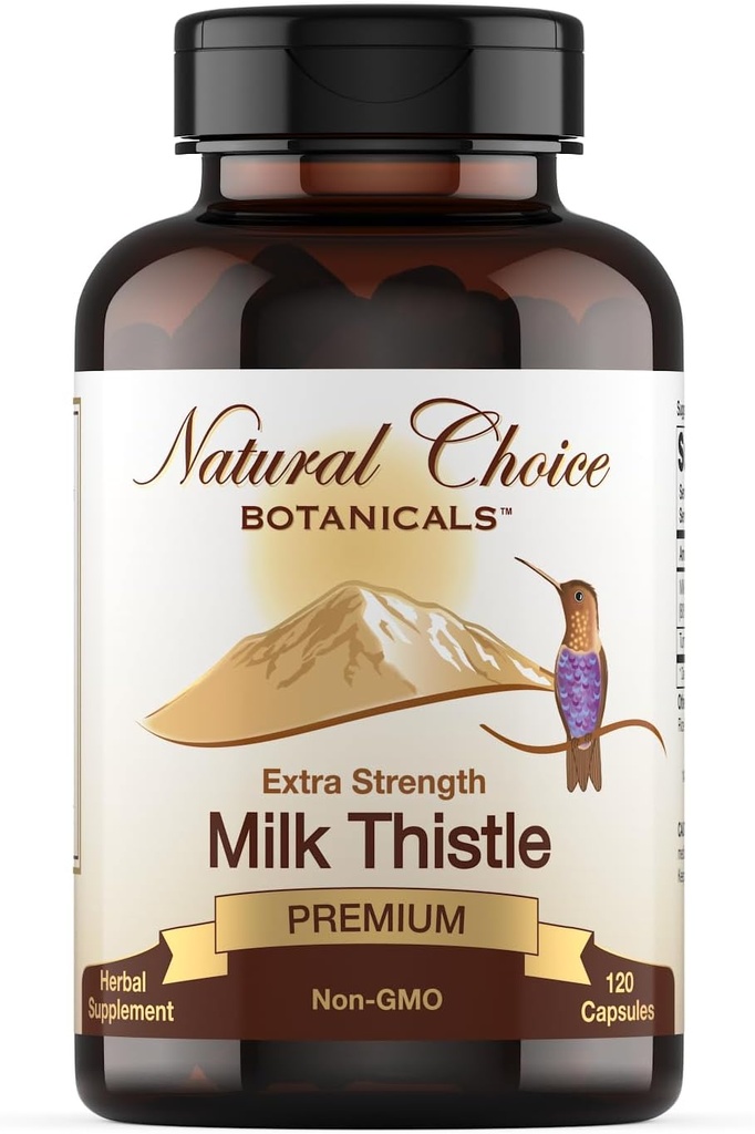 Ekstrakt Thistle z mleka (80% flawonoidy silimaryny) Plus kurkuma - 120 kapsułek