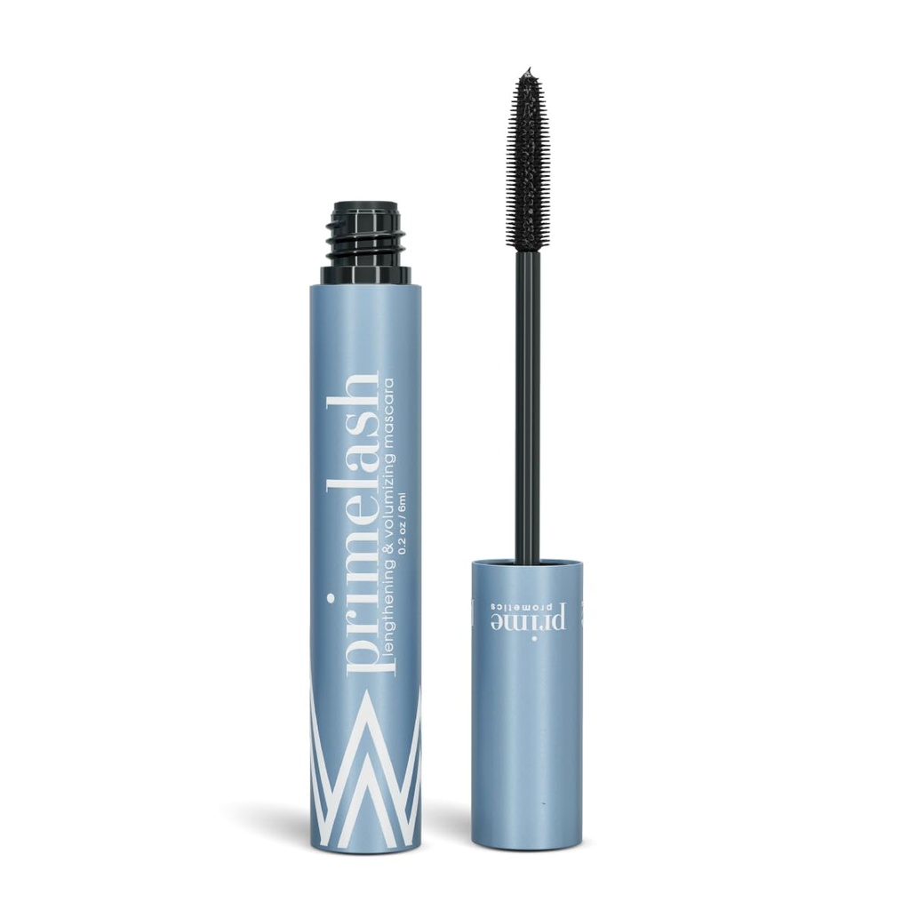Prime Prometics PrimeLash Mascara dla starszych kobiet - Volumizing, Niesamowita długość w 2 Coats - Long- Stay, Zero Clumps, Hipoalergiczne (czarny)