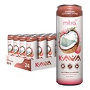 MITRA- 9 Napoje botaniczne - Napoje kokosowe lichee musujące Kava Drink with Kava Root Extract - Mood Enhancer - Plant Based - Promotes Natural Calm & Clarity (12 Fl. Oz) (24)