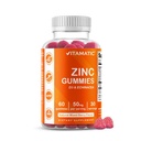 Vitamatic Cynk 50mg Gummies - 60 Wegańskich Gummies Gluten Free - Zdrowe wsparcie immunologiczne dla dorosłych, mężczyzn i kobiet