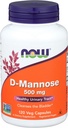 Teraz żywność D- Mannose, 120 Czapki 500 mg (Opakowanie po 3)