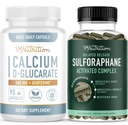 Sulforaphane Complex with Calcium D- Glucarate Bridge 124; Hormon Balancing Bundle with Advanced Microbeadlet Hormon Balance Supplement (60 Servings) and Vegan Gluten Free Non-GMO CDG Supplement (90 Servings)