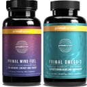 Pierwotne zbiory paliwa do umysłu & Omega 3 Suplementy dla kobiet i mężczyzn Fish Oil Kapsułki i Mind Fuel Brain Booster Pigułki