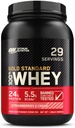 Optimum Nutrition Gold Standard 100% Proszek białkowy serwatki, Truskawki i śmietanka, 2 Funt (Opakowanie może Vary)