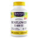 Healthy Origins Sunflower Witamina E- 400 IU (Non-GMO, Gluten Free, Soy Free, Support Hair, Wsparcie paznokci, Wsparcie skóry, Wsparcie sercowo-naczyniowe), 120 Softgels