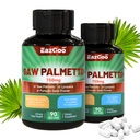 Saw Palmetto Supplement, Saw Palmetto Extract 750mg, z likopenem, Pumpkin Seed Powder, dla mężczyzn i kobiet, Non-GMO & Gluten, Wegan, 90 Hrabia kapsułki Pack po 2