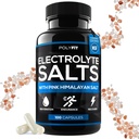 Polyfit Electrolyte Salts - 100 Salt Pills - Electrolytes Replacement Salt Tablets for Runners - Suplement do szybkiego nawodnienia, odzysku i trwałości