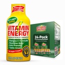 Witamina Energy B12 11 000% Dodatkowa moc energia strzał Mango 24 Pack, 260mg naturalna kofeina, B12 & B6, Nootropowe Focus, Witalność, Zero Cukier, Gluten- Free, Wegan, Kosher, 1.93 fl oz
